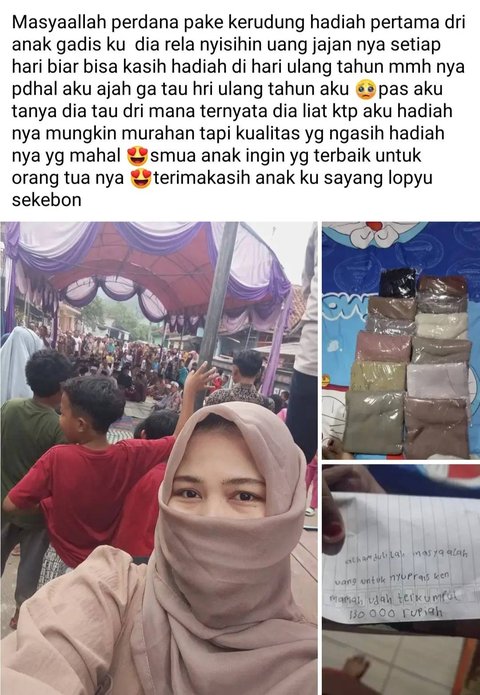 Sederhana Namun Penuh Makna, Kisah Ibu dapat Hadiah dari Anaknya Ini Bikin Haru