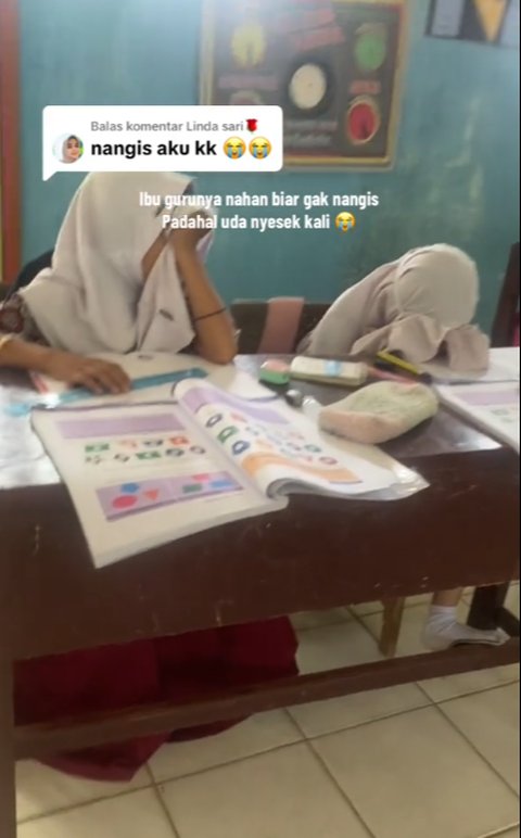 Kembali ke Sekolah Setelah Nikah, Ekspresi Para Murid Sambut Kehadiran Gurunya Ini Bikin Mewek