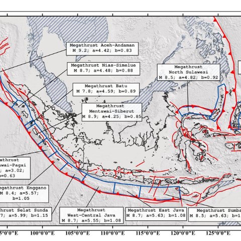 Indonesia Punya 15 Segmen Megathrust, Ini Penjelasan BRIN Indonesia