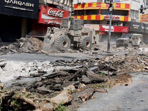 FOTO: Penampakan 70 persen Jalanan dan Infrastruktur di Jenin, Tepi Barat Hancur Dibuldozer Israel