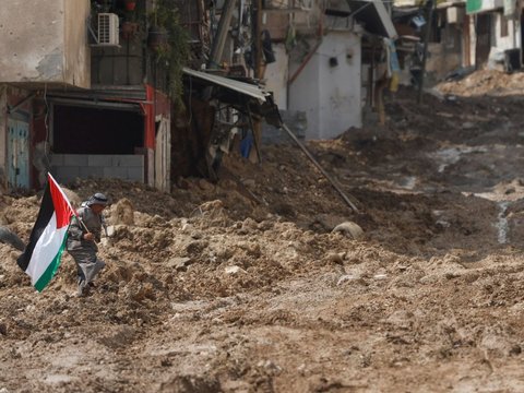 FOTO: Penampakan 70 persen Jalanan dan Infrastruktur di Jenin, Tepi Barat Hancur Dibuldozer Israel