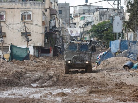 FOTO: Penampakan 70 persen Jalanan dan Infrastruktur di Jenin, Tepi Barat Hancur Dibuldozer Israel