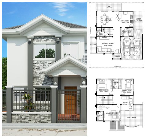 5 Denah dan Desain Rumah Minimalis Dua Kamar di Lahan Kecil, Praktis dan Bikin Betah!