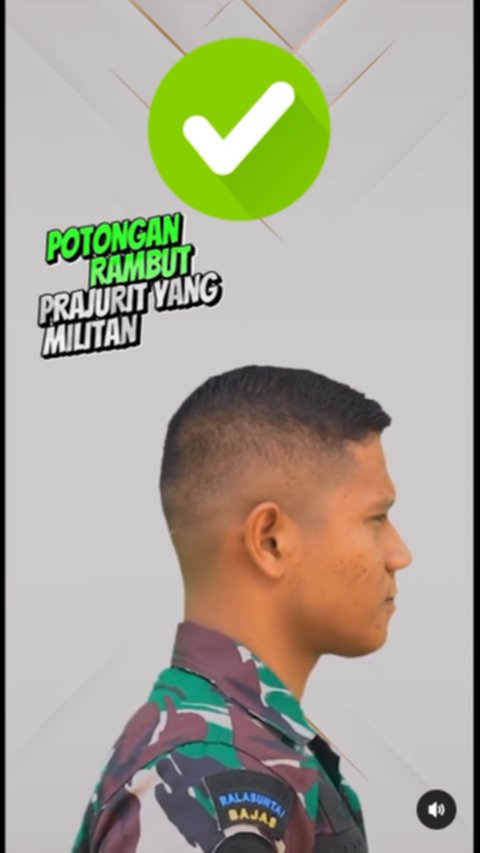 Potongan Rambut Prajurit TNI Militan Versi Kodam Siliwangi, Benar Enggak Ya?