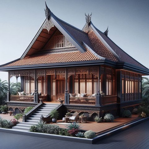 11 Inspirasi Rumah Joglo Modern, Meski Terlihat Jadul, Tetap Elegan dan Futuristik