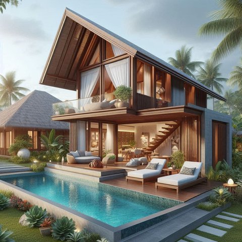 11 Inspirasi Rumah Joglo Modern, Meski Terlihat Jadul, Tetap Elegan dan Futuristik