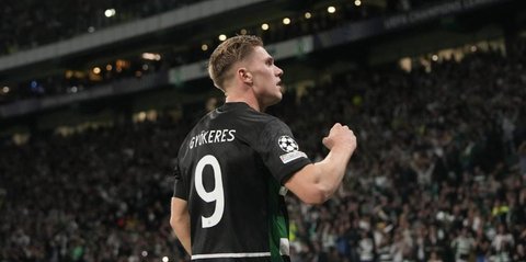 Striker Sporting CP Viktor Gyokeres Jadi Pencetak Gol Terbanyak di Dunia pada 2024