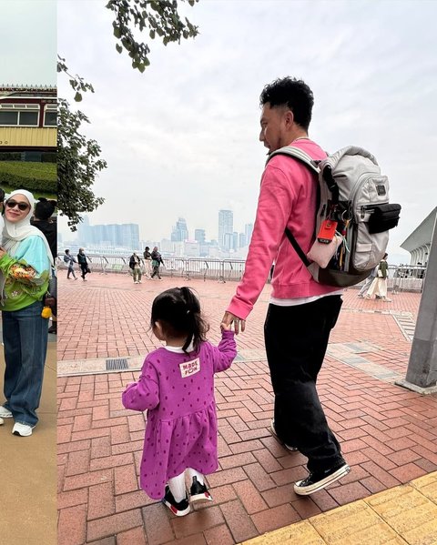 7 Potret Ananda Omesh dan Dian Ayu Lestari Ajak Anak Liburan ke Hong Kong, Penuh Momen Indah