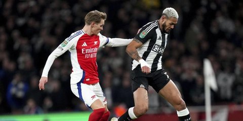 Hasil Carabao Cup: Arsenal Kalah 0-2 dari Newcastle di Leg Pertama