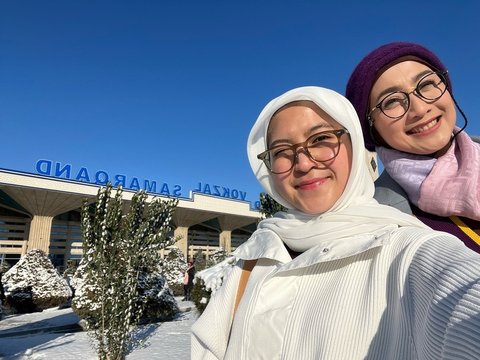 Potret Desy Ratnasari dan Nasywa Nathania Liburan Bersalju di Uzbekistan, Ibu & Putri yang Cantiknya 11 12