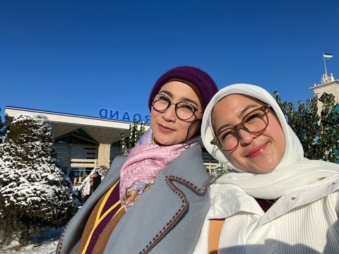 Potret Desy Ratnasari dan Nasywa Nathania Liburan Bersalju di Uzbekistan, Ibu & Putri yang Cantiknya 11 12