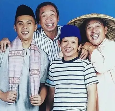 Foto Lawas Mendiang Abah Qomar Bareng Grup 4 Sekawan, Kompak dari Muda hingga Usia Senja