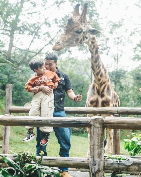 7 Potret Gala Sky Asik Foto Bareng Jerapah di Taman Safari, Tapi Tiba-Tiba Histeris dan Menangis Gara-Gara Ini