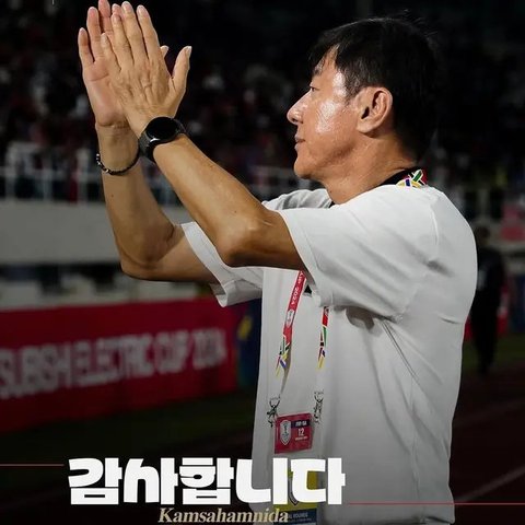 Shin Jae Won Anak Shin Tae Yong Beri Ucapan Terima Kasih ke Penggemar Sepak Bola Indonesia