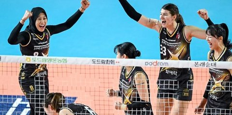 Wow! Megawati Antar Red Sparks Kalahkan GS Caltex di Korean V League, Berhasil Raih 9 Kemenangan Beruntun