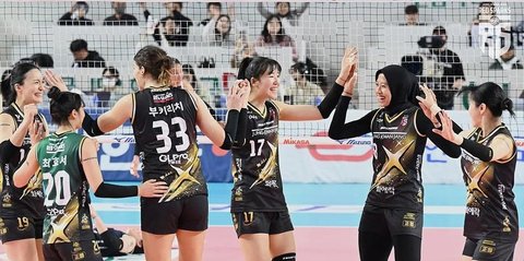 Wow! Megawati Antar Red Sparks Kalahkan GS Caltex di Korean V League, Berhasil Raih 9 Kemenangan Beruntun