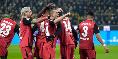 Hasil Bundesliga: Bayer Leverkusen Menang 3-2 atas Borussia Dortmund