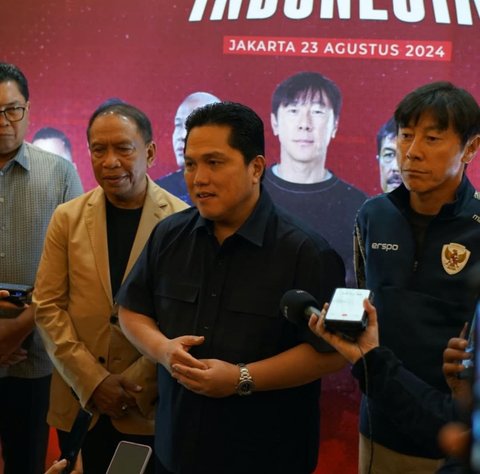 Ketum PSSI Erick Thohir Balas Terima Kasih ke Shin Tae Yong dan Sambut Hangat Patrick Kluivert