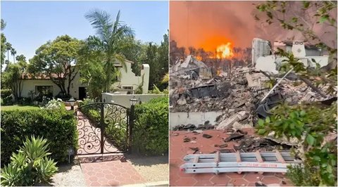 Miris, 6 Potret Rumah Artis Hollywood 'Before-After' Kebakaran di Los Angeles: Dulu Super Mewah, Kini Jadi Abu dan Puing