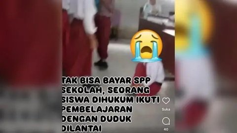 Guru SD di Medan Diskorsing Usai Hukum Murid Duduk di Lantai karena Menunggak SPP