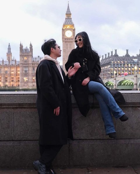 Sudah Pacaran 8 Tahun, Potret Romantis Luna Shabira Akhirnya Dilamar Sang Kekasih saat Liburan di London