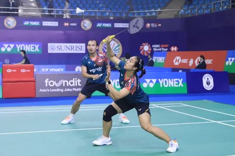 Hasil India Open 2025: Debut Pasangan Dejan/Fadia Kalahkan Wakil Denmark Straight Game, Lolos ke-16 Besar