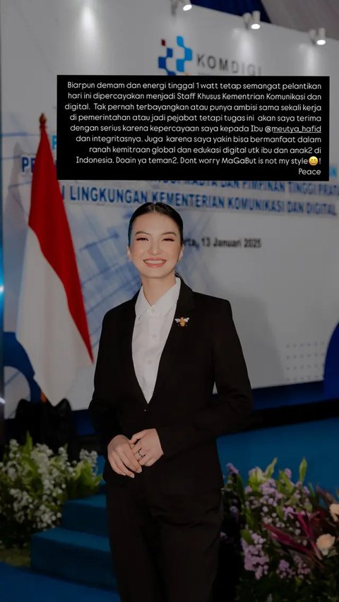 Pesona Raline Shah Tugas Perdana Sebagai Stafsus Menteri, Penampilannya Sederhana Tapi Tetap Cantik Berkelas