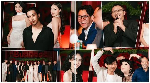 6 Potret Keseruan Gala Dinner 'A Business Proposal', Ariel Tatum Tampil Cantik Menawan dengan Gaun Mewah