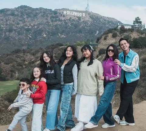 Gaya Selebriti Indonesia Foto di Depan Hollywood Sign Sebelum Kebakaran Hutan di Los Angeles, dari Luna Maya hingga Ussy Sulistiawaty