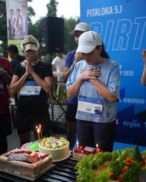 Rayakan Ulang Tahun ke-51, Rieke 'Oneng' Gelar Birthday Run di GBK '51 Tahun, Umur baru, Semangat Baru'