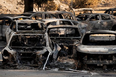 FOTO: Penampakan Los Angeles Luluh Lantak Bak Medan Perang Akibat Kebakaran Dahsyat, Disebut Karma Dukung Genosida di Gaza