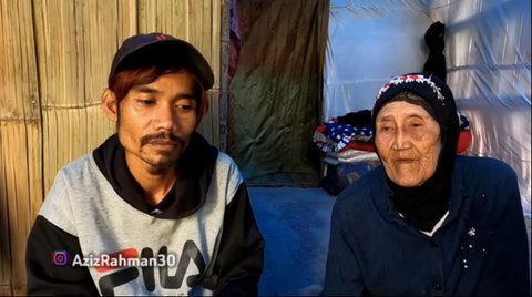 Kisah Cinta Pasutri di Bandung Beda Usia 41 Tahun, Suami Umur 29 Istri 70 Tahun Enjoy Tinggal di Gubuk Tengah Hutan