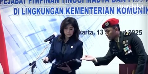 Bukan Kaleng-Kaleng Menteri Meutya Hafid Pakai Ajudan Prajurit Kopassus, Sigap Seperti Mayor Teddy