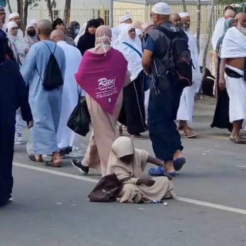 Penghasilan Pengemis di Mekkah Ternyata Bisa sampai Ratusan Juta, Manfaatkan Kebaikan Hati Jemaah Umrah