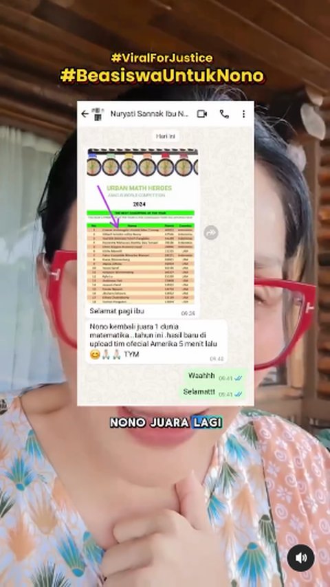 Aset Bangsa! Pelajar Asal Kupang Juara Dunia Matematika, Rieke 'Oneng' Tagih Janji Menteri Pendidikan soal Beasiswa