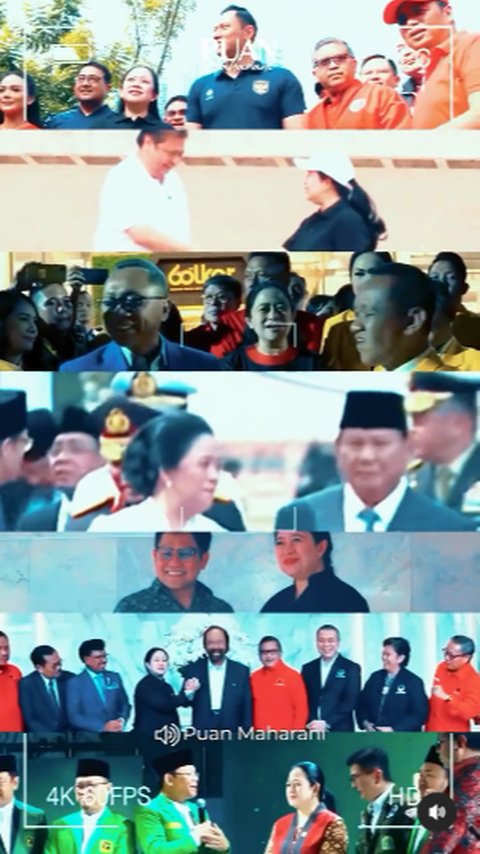 Sinyal-Sinyal Koalisi Menguat, Puan Anak Megawati PDIP Posting Video Bareng Prabowo & Para Ketum KIM