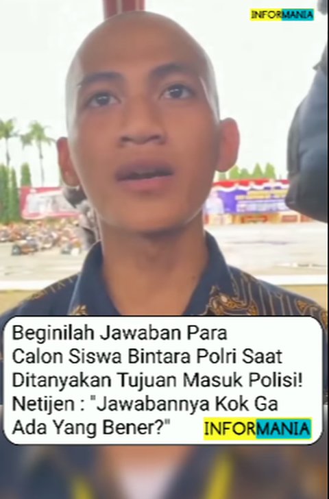 Para Casis Bintara Polri Ini Ditanya soal Tujuannya Ikut Seleksi, Jawabannya Bikin Terkaget