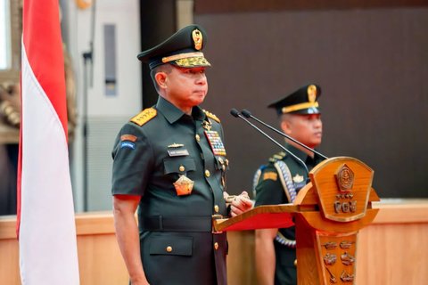 Anak Mantan Wapres Try Sutrisno Resmi Jabat Pangkogabwilhan I, Ini Pesan Mendalam Panglima TNI