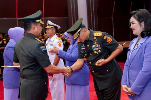 Anak Mantan Wapres Try Sutrisno Resmi Jabat Pangkogabwilhan I, Ini Pesan Mendalam Panglima TNI