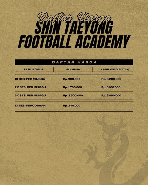 Shin Tae-Yong Football Academy Tetap Berjalan di Indonesia, Segini Biaya Sekolah Bola Milik STY