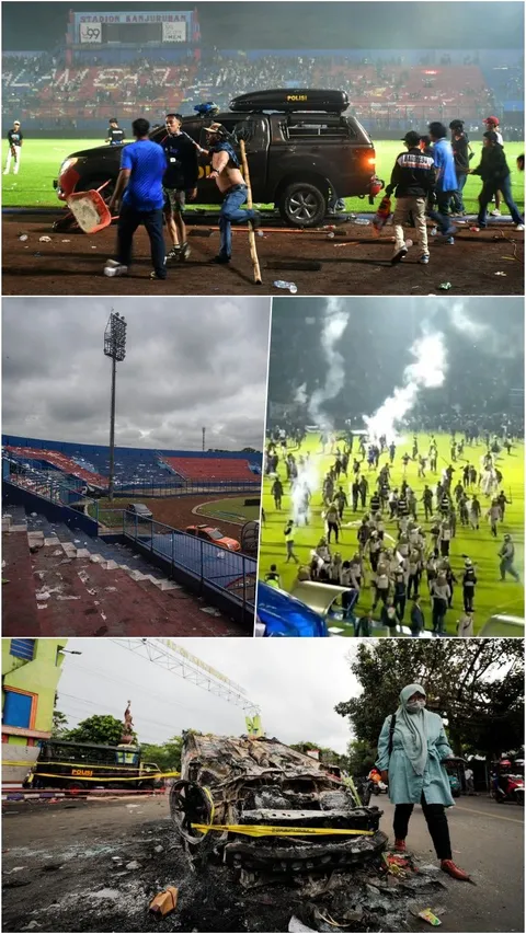 FOTO: Mengenang Peristiwa Kelam 1 Tahun Tragedi Maut di Stadion Kanjuruhan, 135 Suporter Tewas Sia-Sia