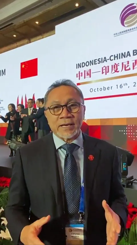 Hadir di Forum Bisnis Indonesia-RRT bersama Presiden, Mendag Zulkifli Hasan Ungkap Tiongkok Mitra Penting Indonesia