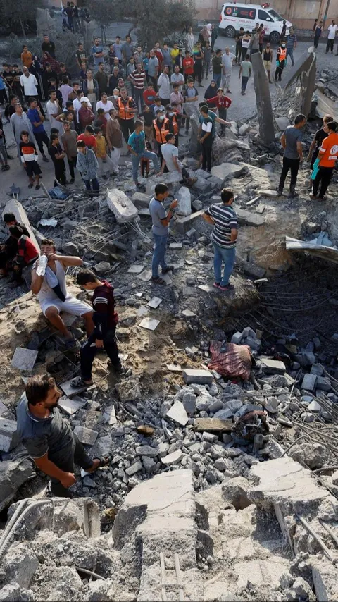 Nestapa Para Pengungsi Palestina di Gaza, "Suara Dentuman Bom Membuat Anak-Anak Menjerit Ketakutan"