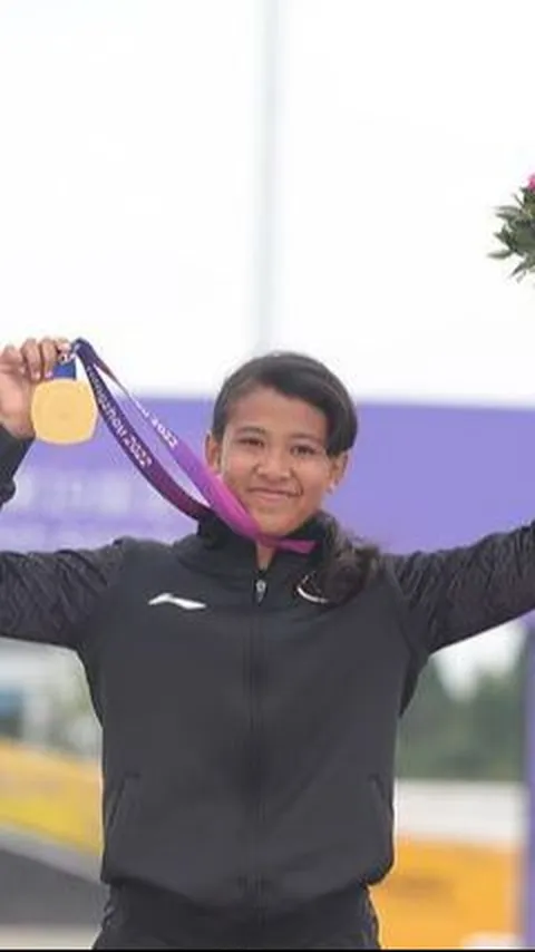 Sumbang Medali Emas Keempat di Asian Games, Ini Sosok Amellya Nur Sifa Atlet BMX Muda Indonesia