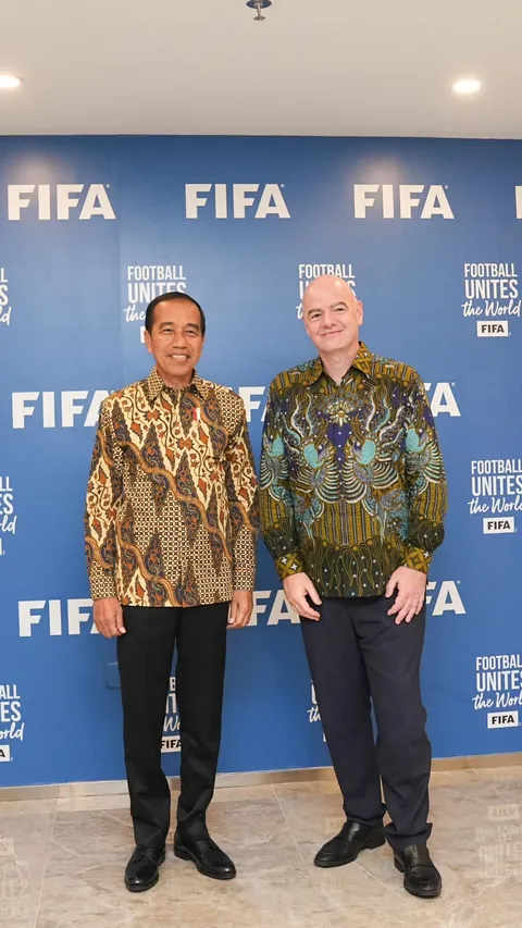 FOTO: Presiden Jokowi Resmikan Kantor FIFA di Jakarta