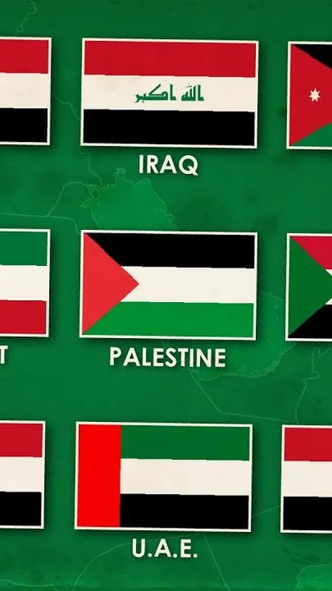 Mengapa Bendera Negara-Negara Arab Tampak Mirip? Ternyata Ini Alasannya