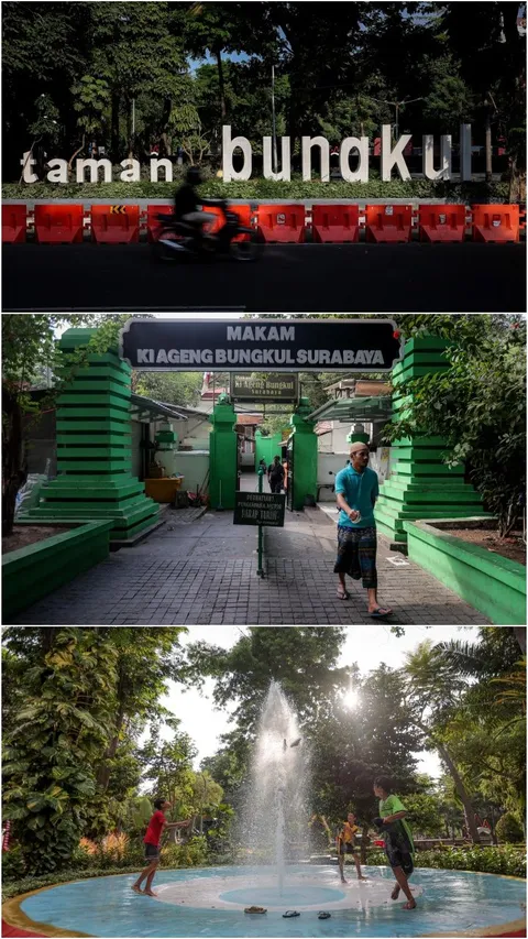 FOTO: Taman Bungkul, Tempat Asri untuk Bersantai di Surabaya selama Perhelatan Piala Dunia U-17 2023