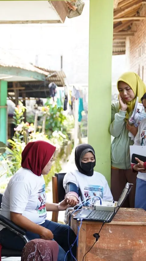 Gelar Cek Kesehatan Gratis, Relawan Gelorakan Semangat Ganjar-Mahfud 2024 di Jabar