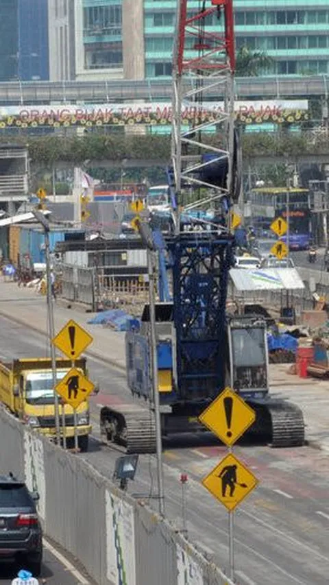 JPO Thamrin 10 Dibongkar Imbas Proyek MRT Fase 2, Berikut Rekayasa Lalu Lintas hingga 25 November 2023