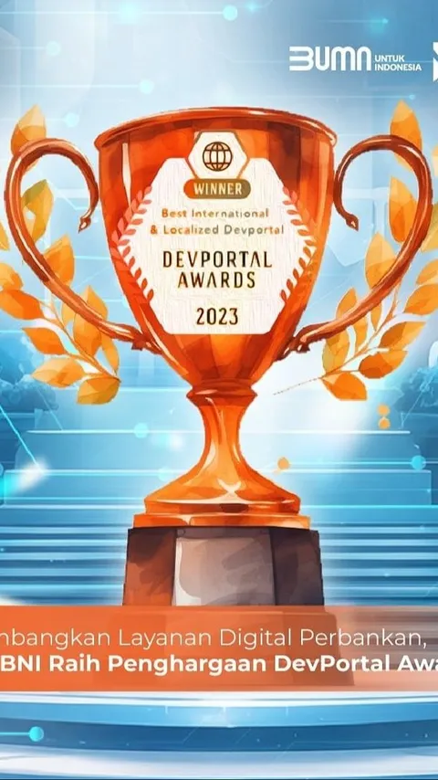 Sukses Kembangkan Layanan Digital Perbankan, Portal API BNI Raih DevPortal Awards 2023